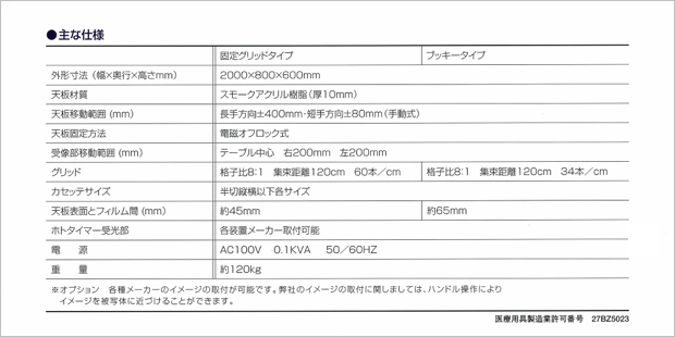 フローティングテーブル（SA-A2）の仕様、システム構成、寸法図